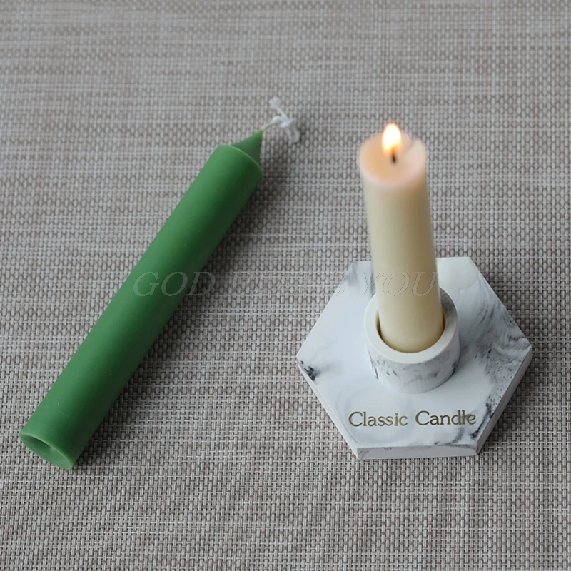 Candlestick Epoxy Resin Molds Silicone Mold Concrete Candlestick