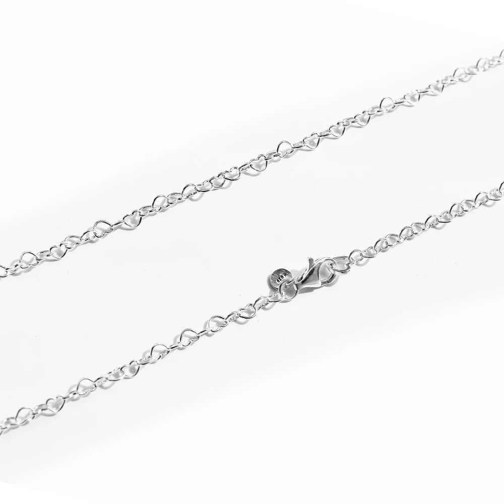 Joined-Hearts-Necklace-Spring-Heart-Necklace-Fashion-Female-Necklace-sterling-silver-jewelry-Women-DIY-Necklace (2)