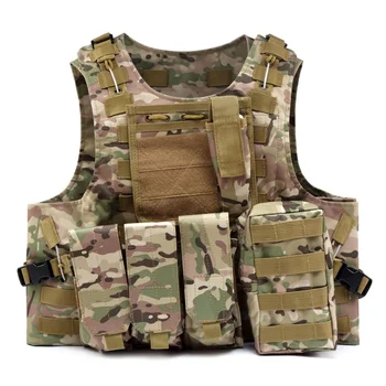 

US Army Military Molle Tactical Plate Carrier Vest Pouches Airsoft Gear Paintball Equipment Wargame Hunting Combat Assault Vests