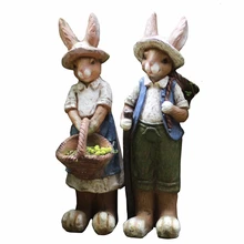 Открытый сад tuba кролик украшение орнамент американский стиль Сельский используется для земли во дворе Садоводство Пейзаж орнамент