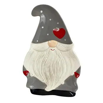 

1 Pc Christmas Plate Party Plate Food Plate Christmas Ceramic Plate Santa Clause Plate for Hotel Home Xmas Restaurant