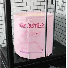 Взрослый ванна бытовой Ванна утолщенной большой Пластик Складная Ванна