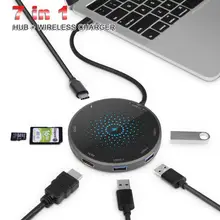 7 in 1 Type-C HUB (HDMI + 3 Ports USB3.0 + SD + TF