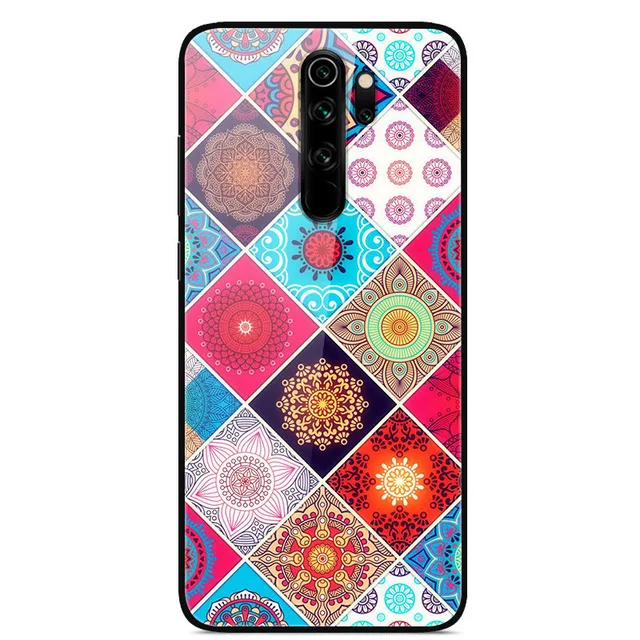 21 Для Xiao mi Red mi 5 Plus чехол 5,99 стеклянная задняя крышка для Xiao mi Red mi Note 8T чехол закаленное mi 9T Pro защитный красный mi 5 Note8T - Цвет: 21