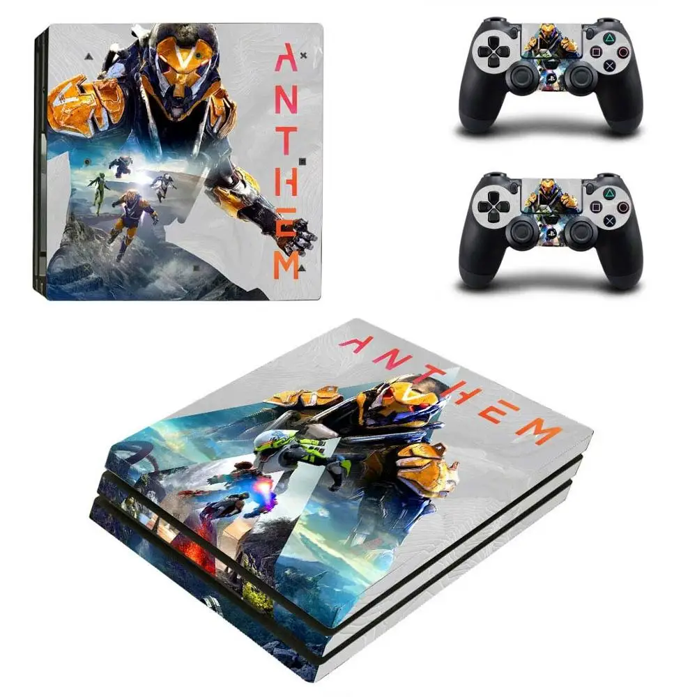 PS4 Pro Anthem стикер s PS 4 Play станция 4 Pro наклейка на кожу наклейки Pegatinas для playstation 4 Pro консоль и контроллер