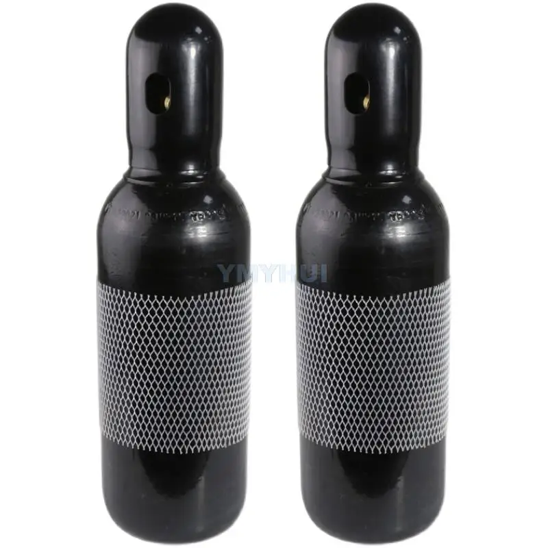 Nitrogen Cylinder for Excavator Breaker Gun Head 4L 8L Inflatable Steel Cylinder Nitrogen Meter High Quality Valve