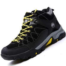 Мужские зимние ботинки; теплые зимние ботинки; мужские зимние ботинки; Рабочая обувь; мужская обувь на резиновой подошве; Militar Zapatos Seguridad