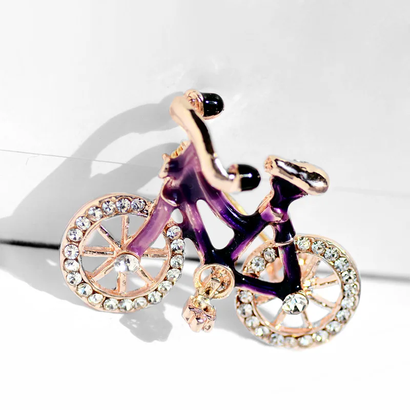 

Creative Small Bicycle Brooch Japan and South Korea Retro Wild Cute Hat Accessories Bag Pin Coat Coat Corsage Accessories