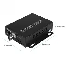 1Pair Ethernet IP Extender Over Coax HD Network Kit EoC Coaxial Cable Transmission Extender for Security CCTV Cameras