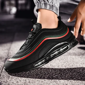 

2020 Spring Hot Sale Air Running Shoes for Men Jogging High Ankle Sneakers Lace Up Breathe Sport Shoes Walking Man Shoes 39-44