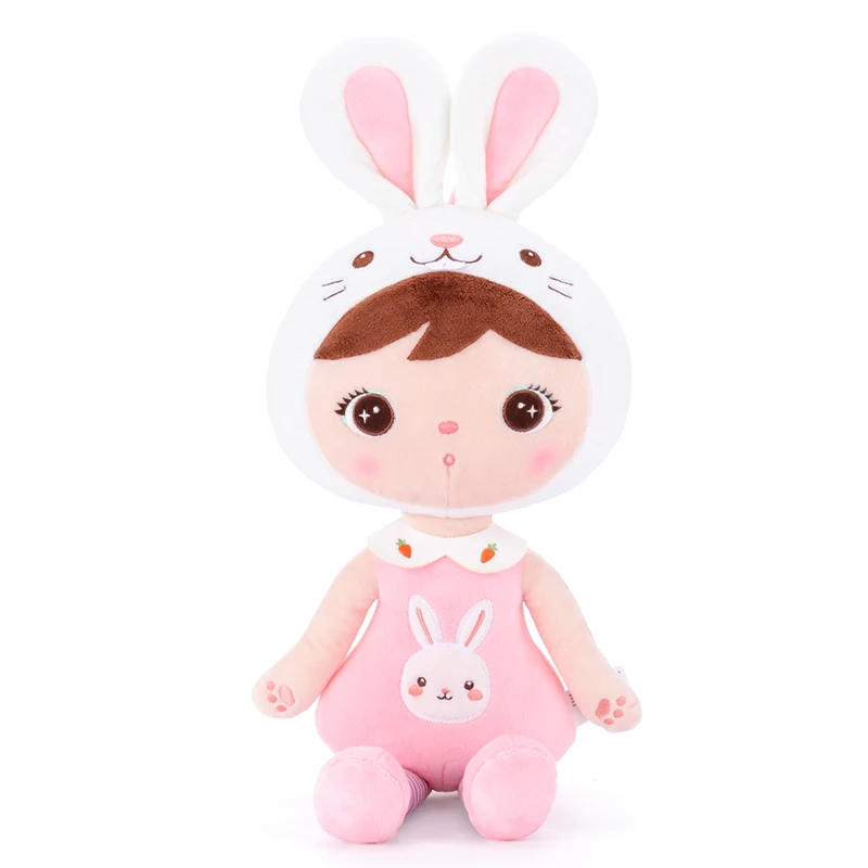 2Kinder Baby Plüschtier Cartoon Kaninchen schöne schielende Bowkot Stofftier  sg 