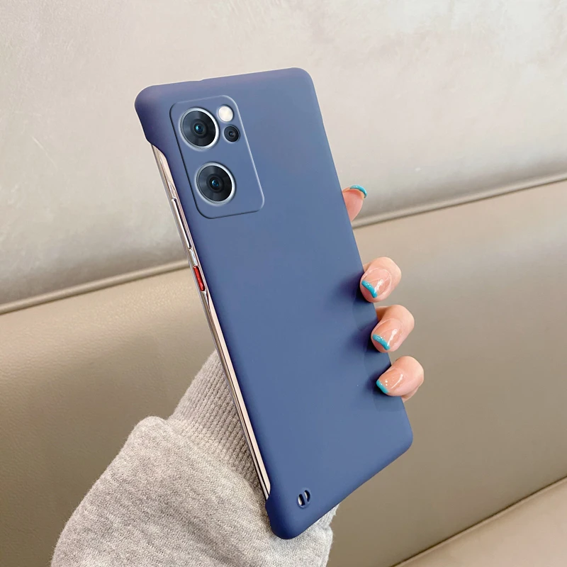 Matte Frameless Phone Case For Oppo Reno Series Slim Shockproof_voghion.com