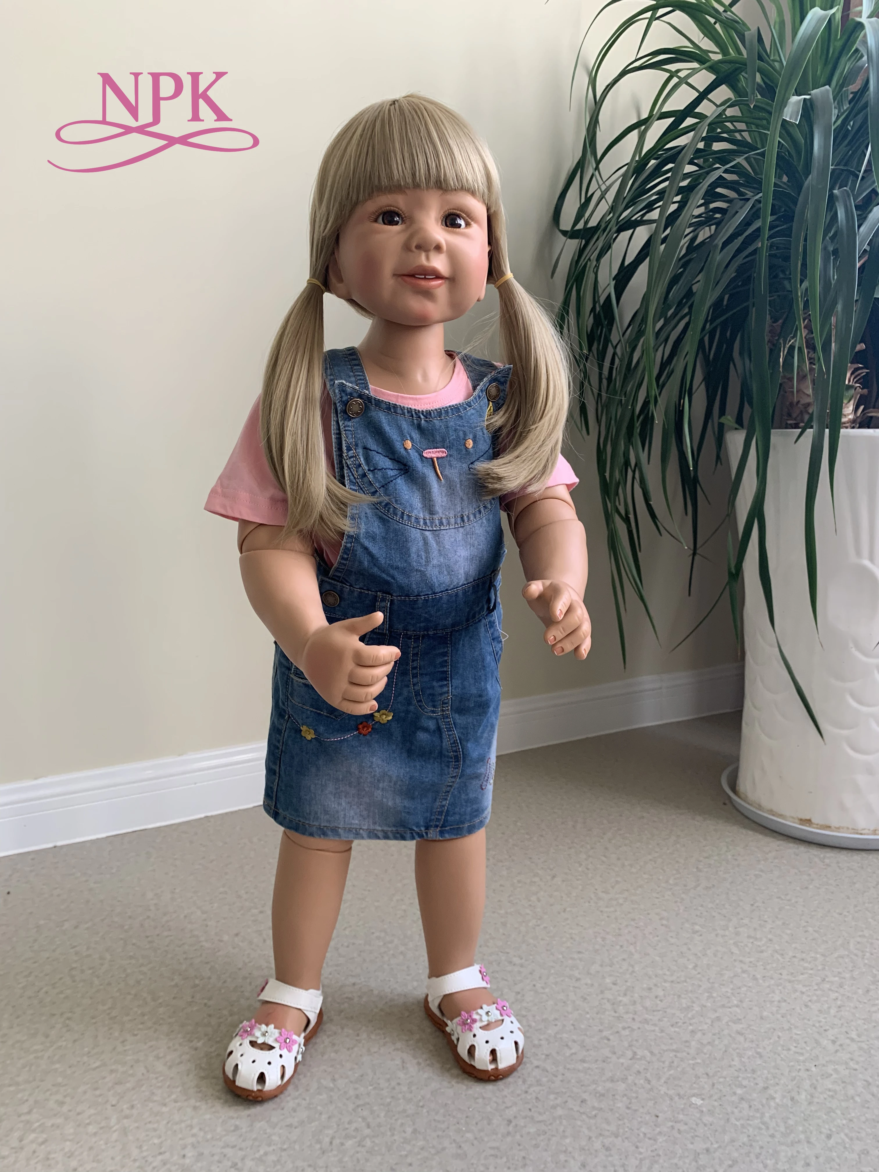 87CM Huge baby toddler girl lifelike 