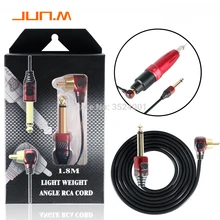 1,8 метров толстые татуировки Клип линия татуировки крюк линия Силиконовый разъем RCA тату машина шнур питания аксессуары