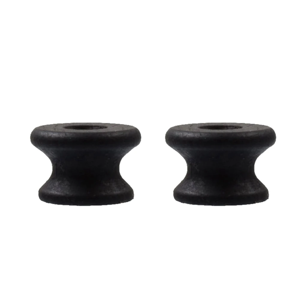 2 Pieces Ebony Guitar Strap Button Endpin Strap Lock for Guitar Parts Accessories