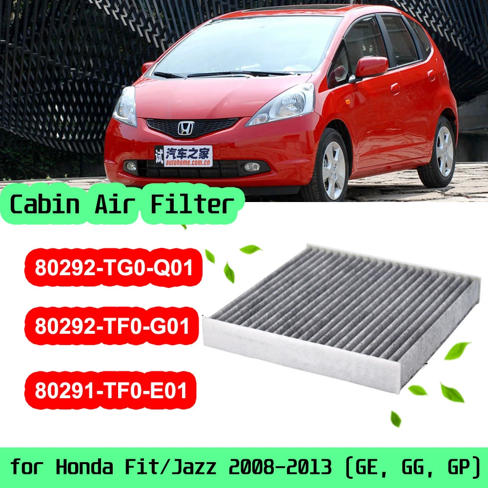 Car Accessories Carbon Cabin Air Conditioning Filter for Honda Fit