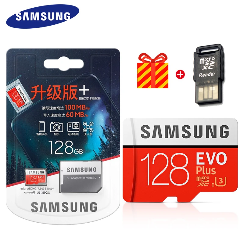 Uitbreiden maïs Activeren Samsung Evo Plus Micro Sd 32G Sdhc 80 Mb/s Grade Class10 Geheugenkaart C10  U3 UHS I Tf/Sd kaarten Trans Flash Sdxc 64Gb 128Gb|Micro SD Kaart| -  AliExpress