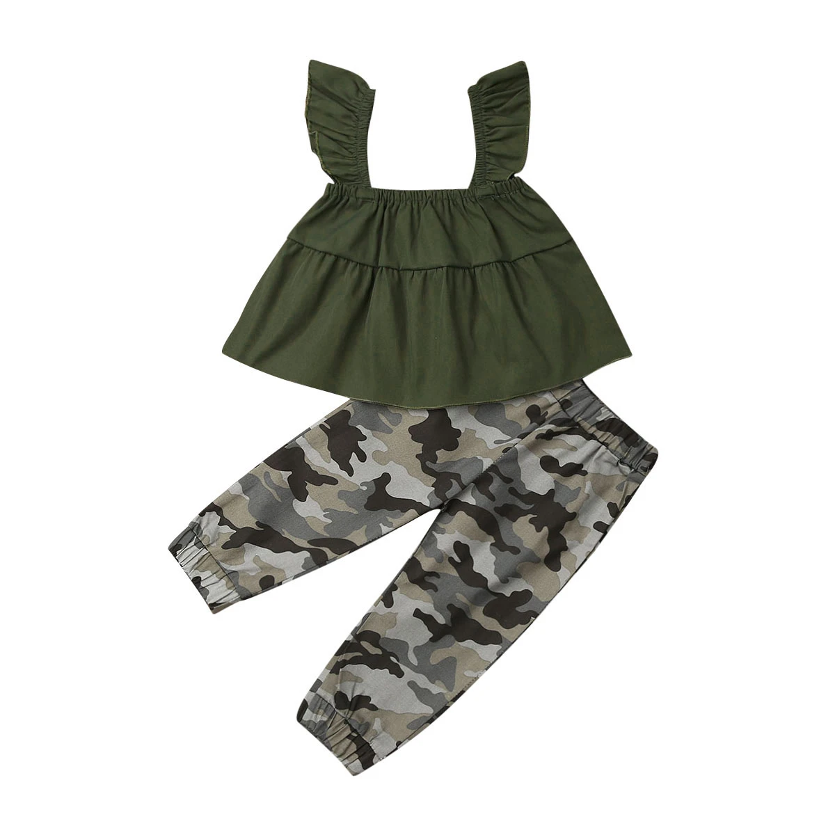 little girls camo pants