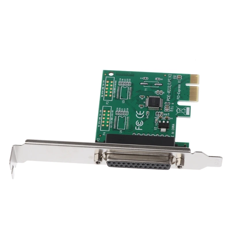 Параллельный порт DB25 25Pin принтер LPT к PCI-E Express Card конвертер адаптер Au13 19 Droship
