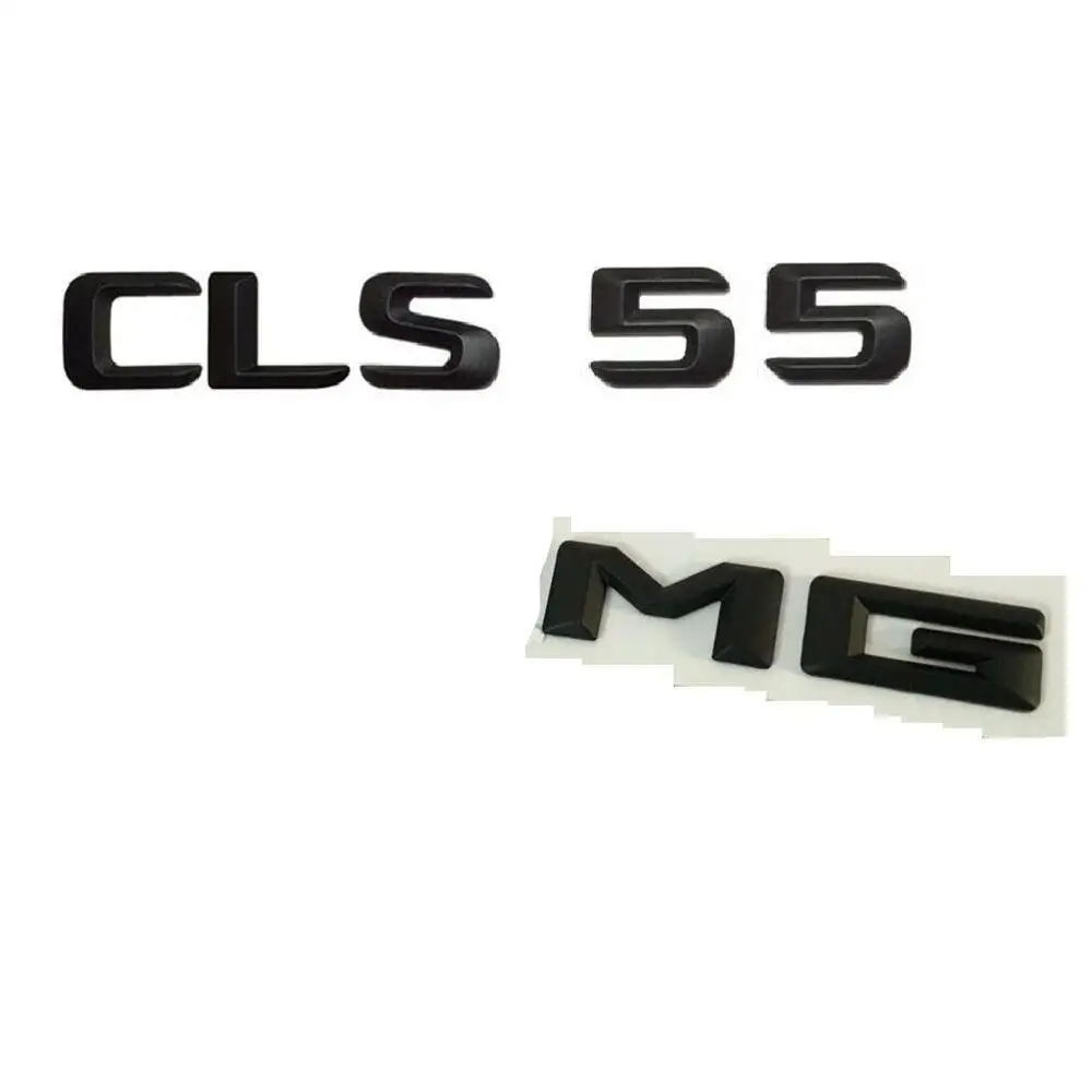 Черные буквы CLS 55 Для AMG багажник значок эмблема Эмблемы для Mercedes CLS55 | Автомобили и