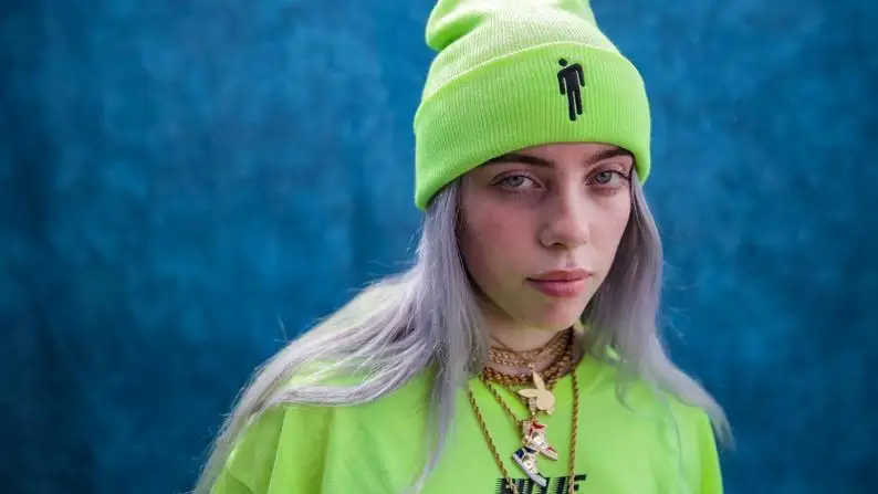 Шапки с вышивкой Billie Eilish для девочек и мальчиков, Повседневная вязаная теплая зимняя женская шапка, Мужская однотонная Кепка в стиле хип-хоп