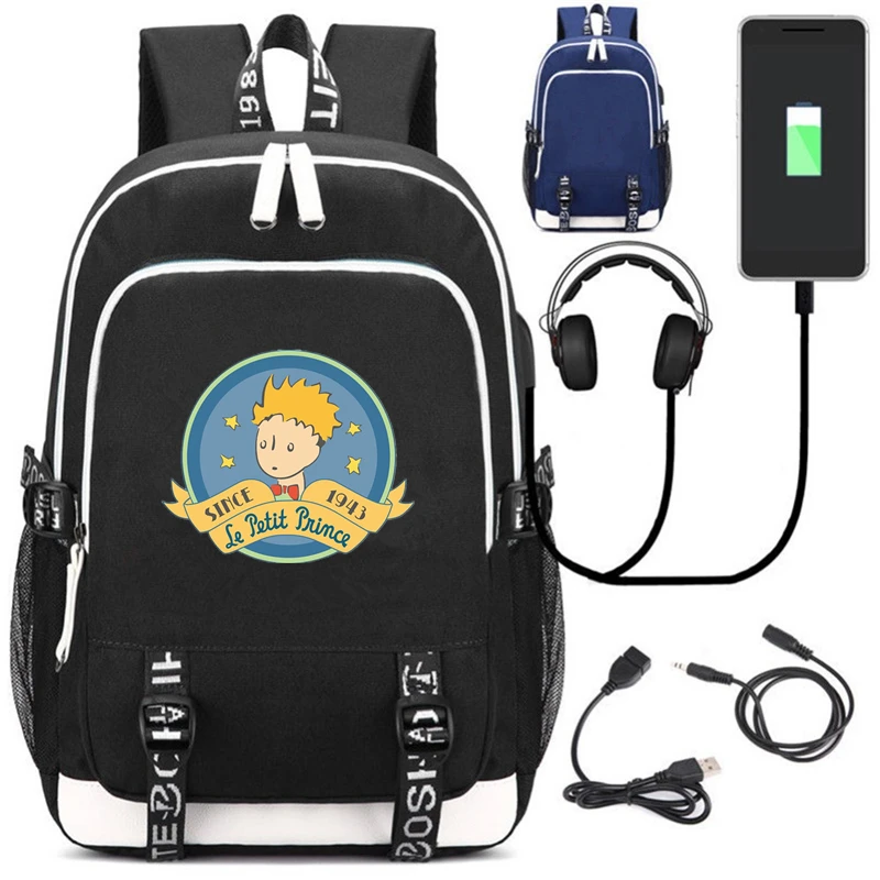 G Рюкзак mochila для студентов с зарядкой через USB, школьная сумка, Музыкальный Рюкзак с гарнитурой, рюкзак для отдыха, дорожная сумка - Цвет: G