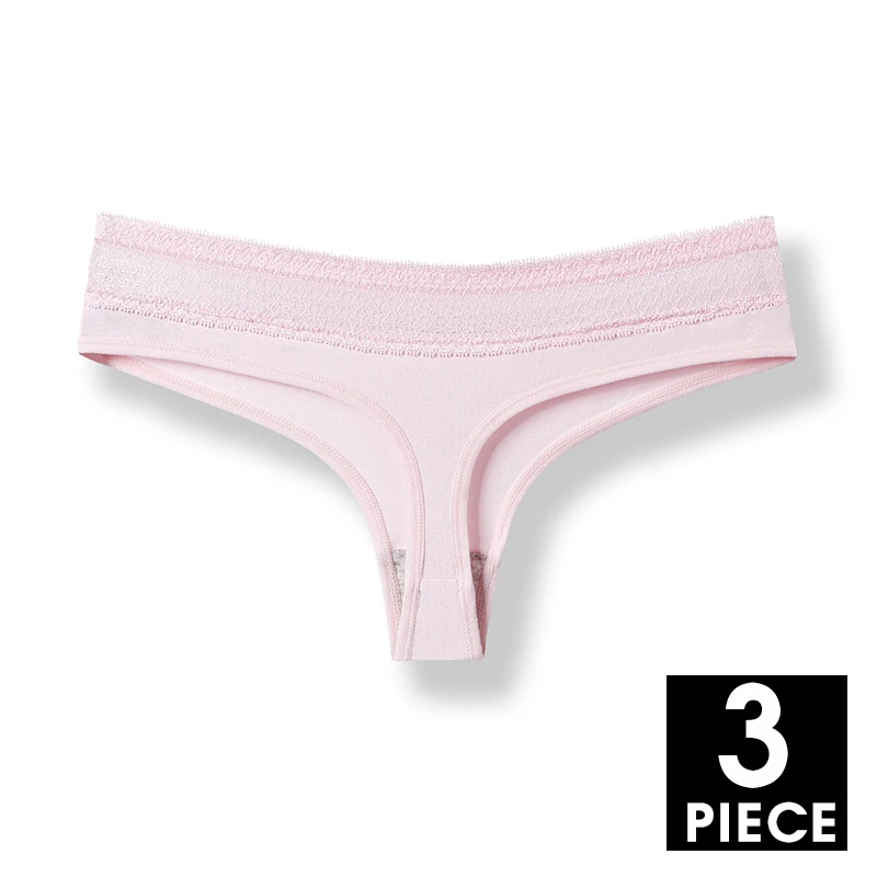 F 3pcs 3 шт./лот, женские сексуальные трусики, стринги, бесшовные трусы из хлопка, нижнее белье, стринги, мягкие удобные трусы, трусики, XXXL# F - Цвет: F 3pcs