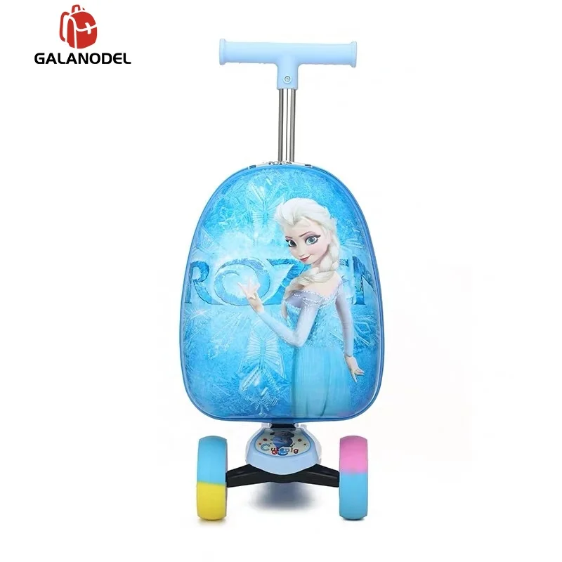 Children luggage bag 16 дюймов, детский Багаж, костюм для скутера, чехол для путешествий с героями мультфильмов, чехол для костюма с колесами, милый маленький детский чехол на колесиках, сумки на колесиках - Цвет: Children luggage bag