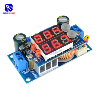 

CC CV DC-DC DC 6 -36V to 1.25 -32V 5A Step Down Buck Converter MPPT Solar Charger Module with LED Voltmeter Ammeter for Car