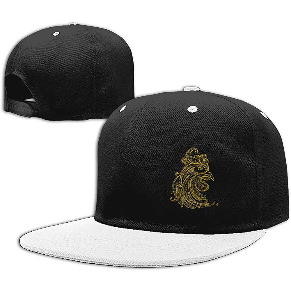 Бейсбольная кепка в стиле хип-хоп контрастного цвета унисекс с изображением курицы