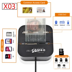 UTHAI X02 Universal USB Smart Card Reader (X03 - Multi Card)