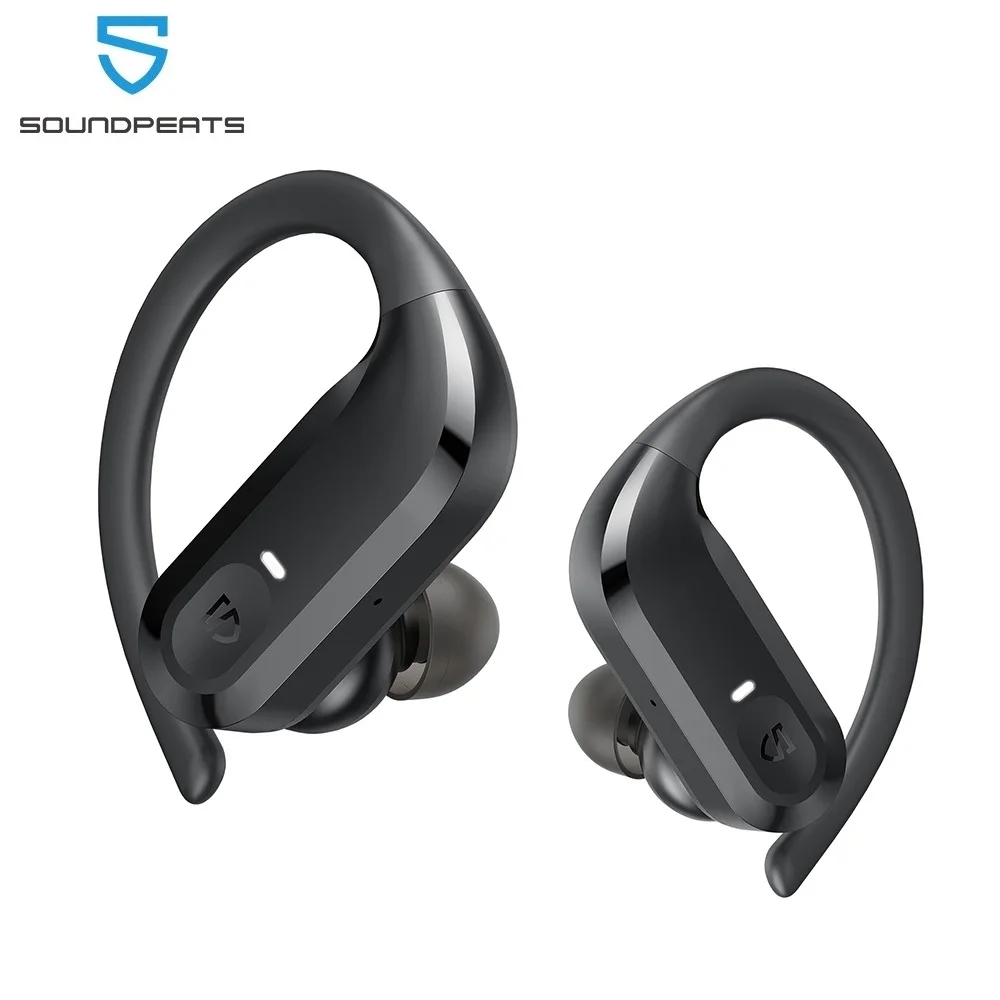 Soundpeats S5 True Wireless Earbuds Over-Ear Hooks Bluetooth Stereo Earphones 12mm Driver Touch Control IPX7 Waterproof | Электроника