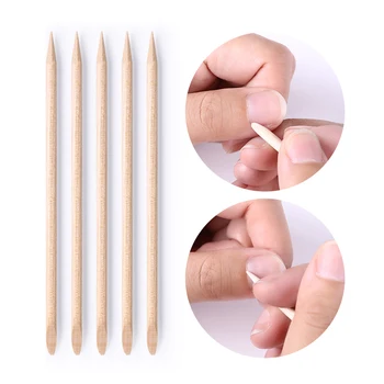 

10/20/50/100Pcs Wooden Cuticle Pusher Nail Cuticle Remover Original Wood Sticks For Cuticle Removal Nail Art Tools