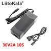 LiitoKala 12V 24V 36V 48V 3 Series 6 Series 7 Series 10 Series 13 String 18650 Lithium Battery Charger 12.6V 29.4V DC 5.5*2.1mm ► Photo 2/6