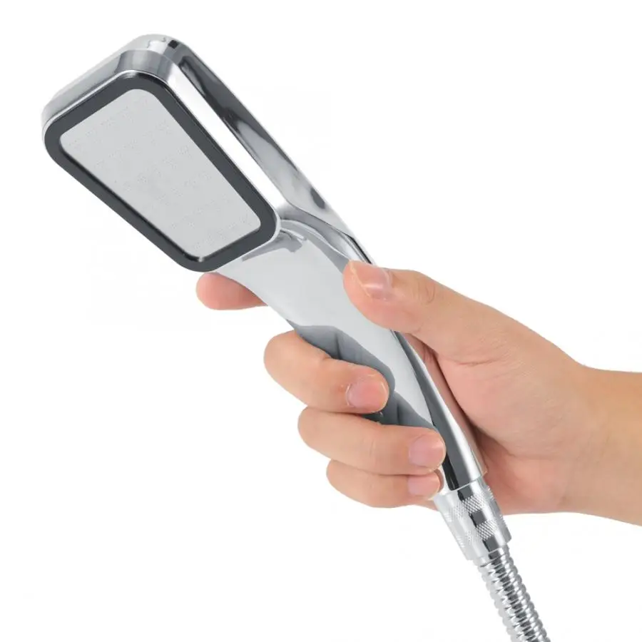 Shower Pressurized Handheld Shower Sprayer G1/2in Electroplating Bathroom Showering Accessories