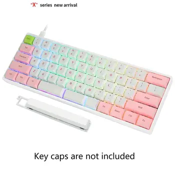 

1Set GK61X Wired Mechanical Keyboard RGB Switch Cable Hot Swapping Socket Pcb Case Dual Mode Bluetooth Keypad Module Kits