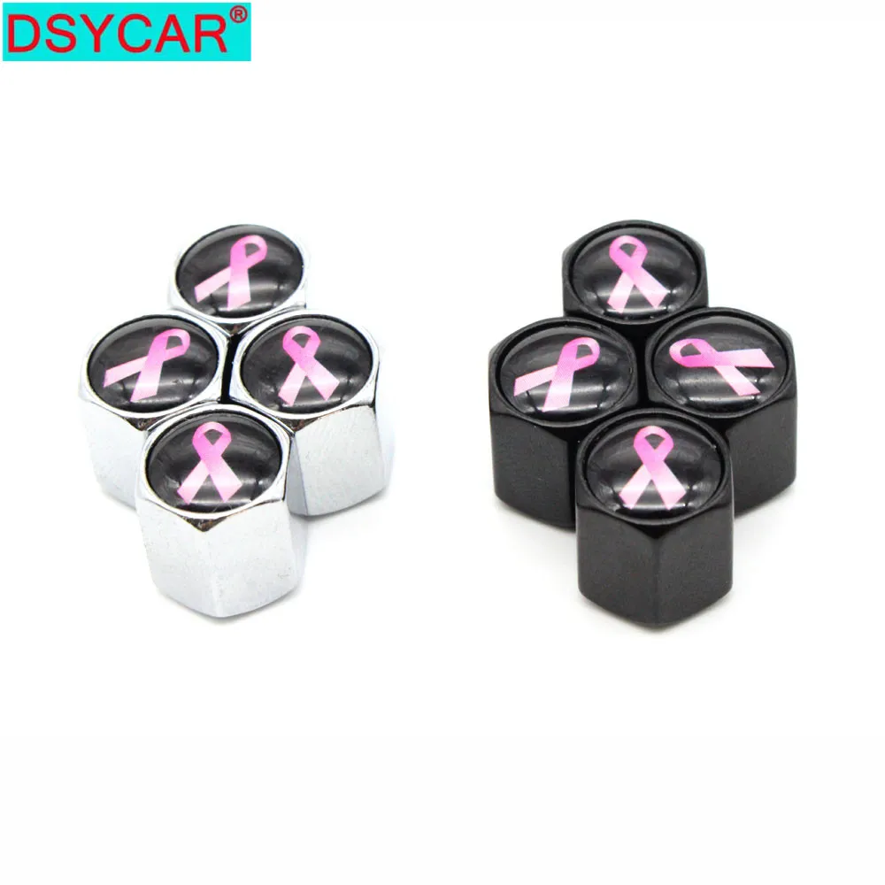 

DSYCAR 4Pcs/Set Car Styling Zinc Alloy Car Tire Valve Caps Wheel Tires Tire Stem Air Cap Airtight Covers