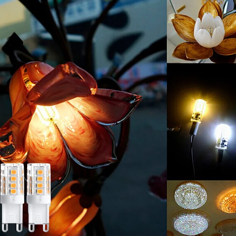 

High Brightness 10Pcs G9 Halogen Warm White Office Capsule Light Bulb Lamp 5W 230V Low Power Consumption Durable Soft Lightness