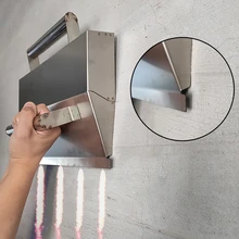 Противоскользящий портативный штукатурный скребок из нержавеющей стали строительный ручной инструмент с ручкой легкий захват