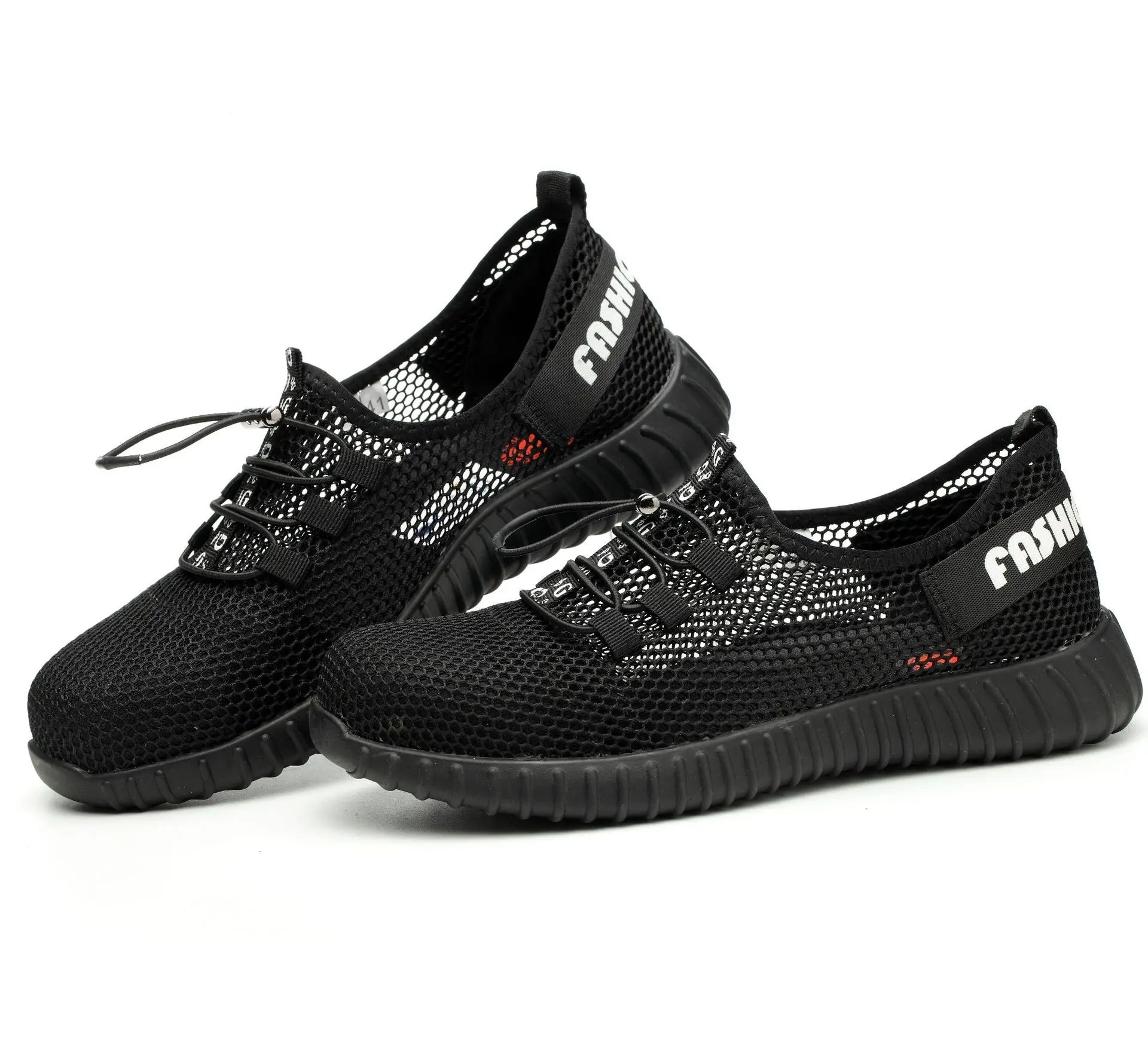

Summer Sandals Anti-smashing And Anti-penetration Safety Shoes Steel Head Men Mesh Deodorizing Breathable Work Shoes a Generatio