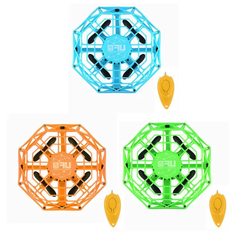 

Hand Operated Self Fly Mini Drones with Obstacle Avoidance Quad Induction Toy