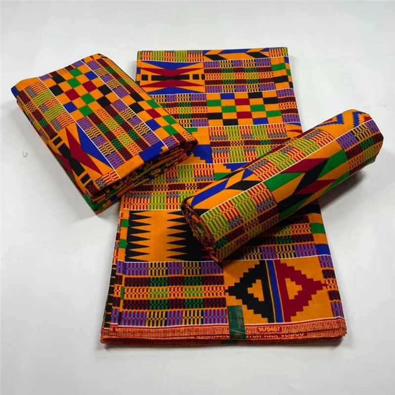 2021 New Hot Sale African Wax Fabric Cotton Material Nigerian Ankara Block Prints Batik Dutch High Quality Sewing Cloth VL-40