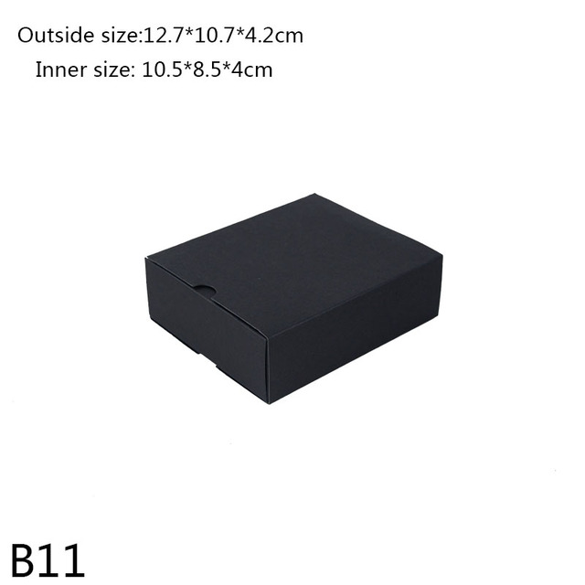 Black White Kraft Paper Box Candy Chocolate Storage Jewelry Boxes Wedding Birthday Party Gift Package Suppiles Home Decor