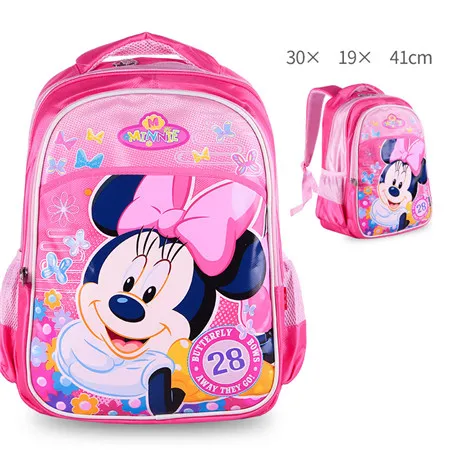 Disney рюкзак для девочек Минни Белоснежка мультфильм школьный портфель с анимэ мода полиэстер водонепроницаемый большой емкости рюкзак - Цвет: Style5