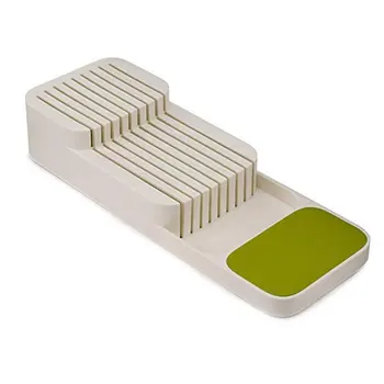 

Plastic Knife Block Holder Drawer Knives Forks Spoons Storage Rack Knife Stand Cabinet Tray Kitchen Cultery Organizer