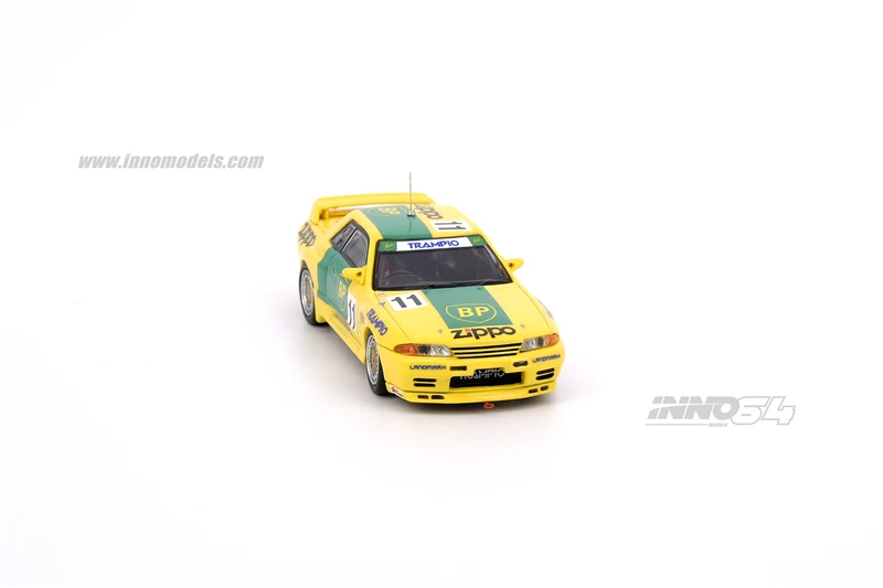 Модель литая автомобиля INNO64 1:64 Nissan Skyline GT-R R32 BP OIL TRAMPIO Inter TEC Fuji 1993 #11 | Игрушки и
