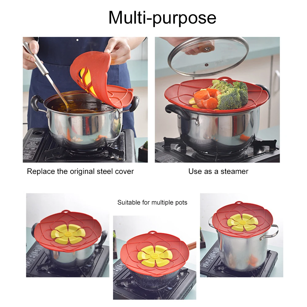 Meijuner силиконовая крышка с защитой от разлива кастрюли сковороды кухонные