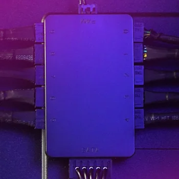 

SATA Powered 10 Ports 4 Pin PWM Fan Hub Controller for Chasis Cooling Fan for PC Case Computer