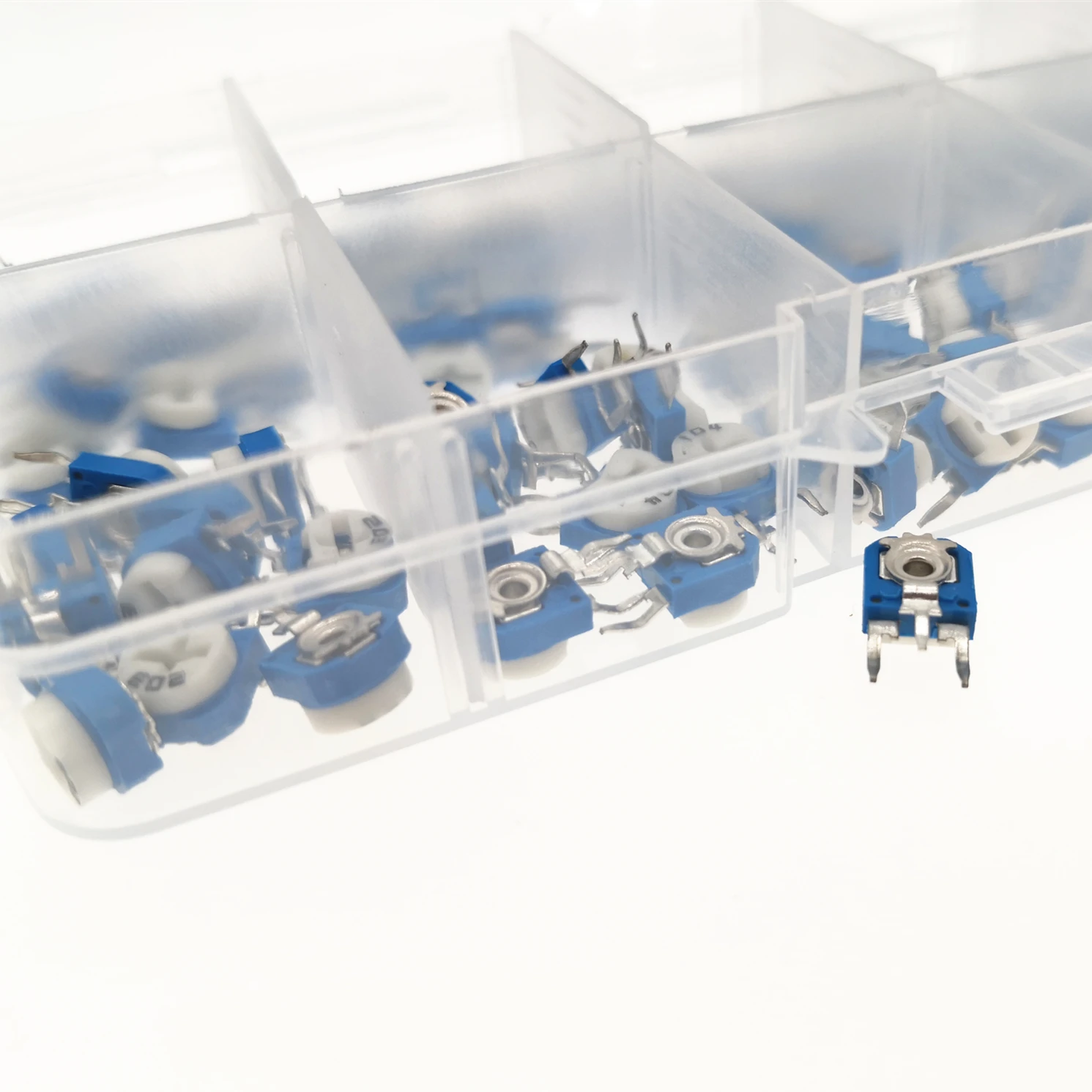 Trimmer Potentiometer 100pcs RM063 kit RM-063 100R 200R 1K 2K 5K 10K 20K 50K 100K 200K 500K 1M ohm Trimpot