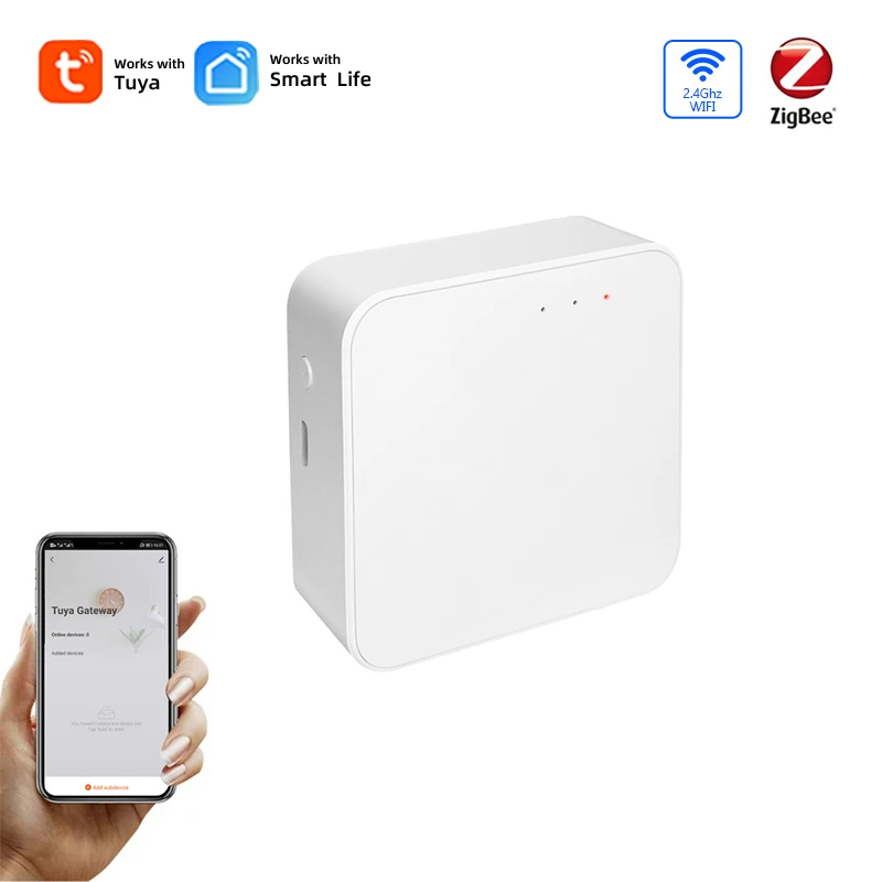 

Умный шлюз ZigBee Wi-Fi Tuya, сетевой мостовой хаб с Bluetooth для Zigbee, изделие с Bluetooth, дистанционное управление для умного дома, несколько режимов